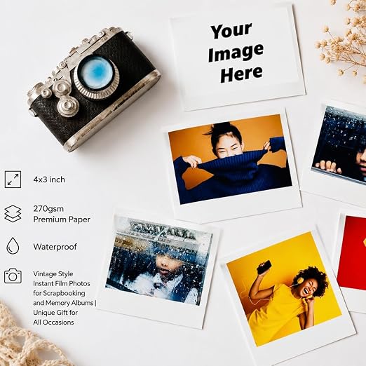 Retro Wide Photo Prints 3x4 Set of 12 Pic, Premium 270 GSM Waterproof Paper, Vintage Style Film for Scrapbooking and Memory Albums | Unique Gift for All Occasions (Large) - Image 2