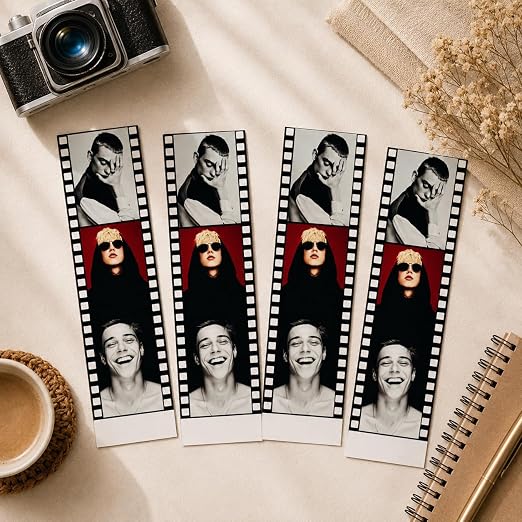 Retro Strip Photo Prints 2x7 Set of 4, Premium 270 GSM Waterproof Paper, Vintage Style Film for Scrapbooking and Memory Albums | Unique Gift for All Occasions (Large)