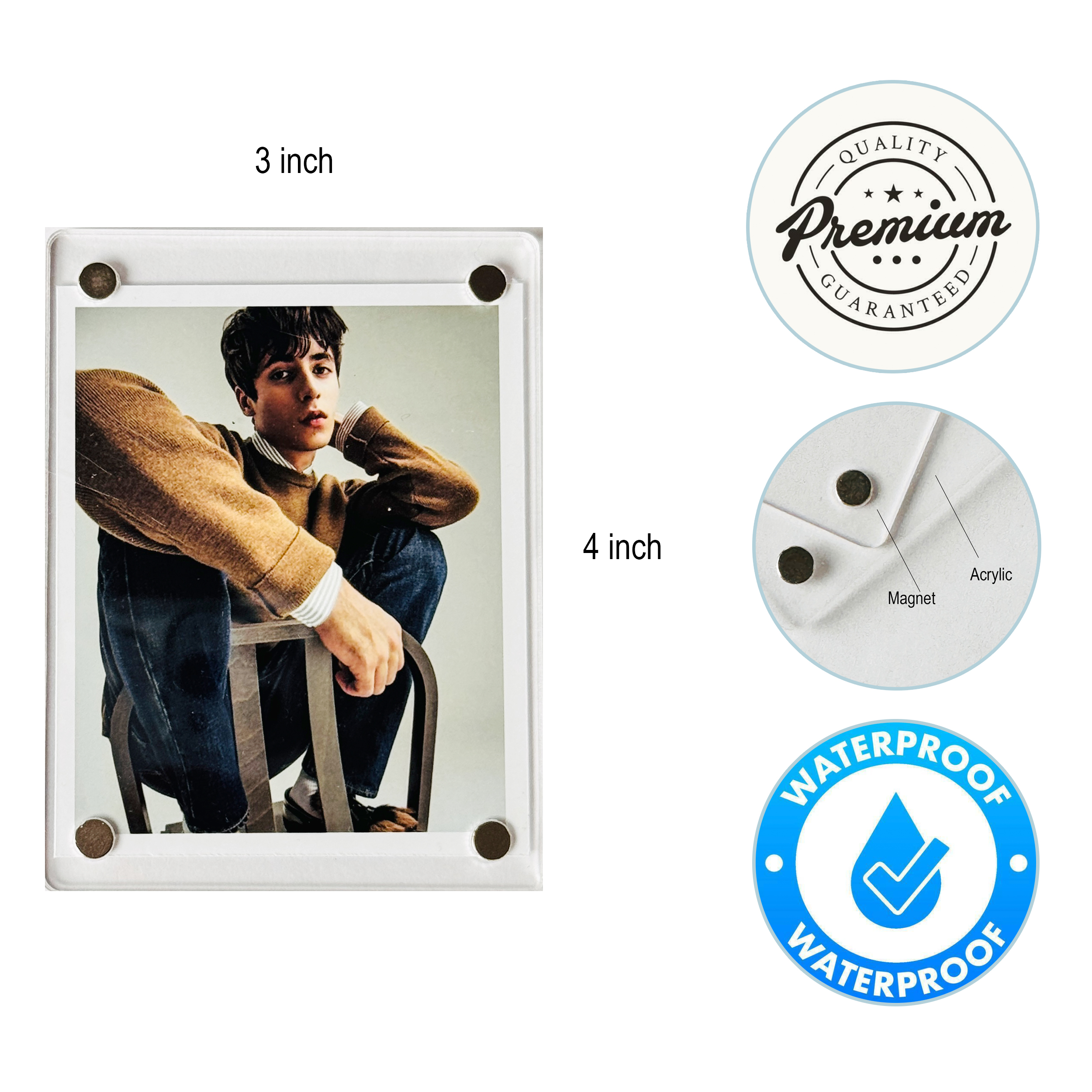 Acrylic Magnet Photo Frame 3*4 - Image 4