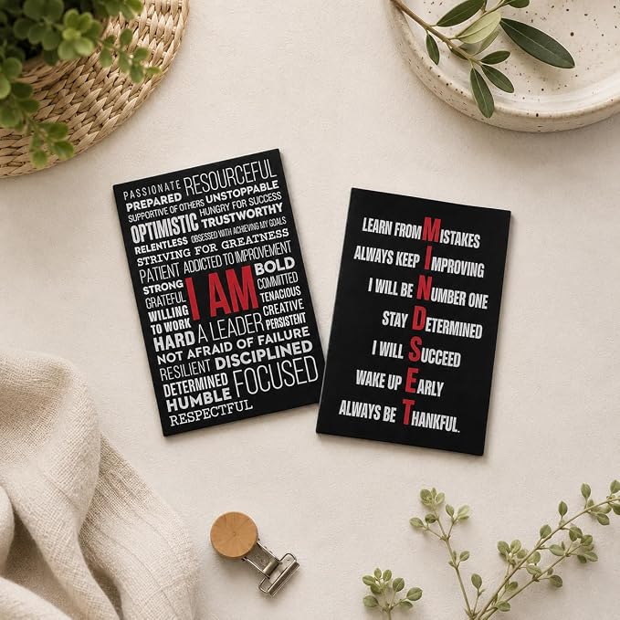 Mindset Motivation Premium Fridge Magnet (3×4 Inch) | Matte Finish | Waterproof | 180 GSM Print | Daily Inspiration Office & Refrigerator Decor Gift - Image 2