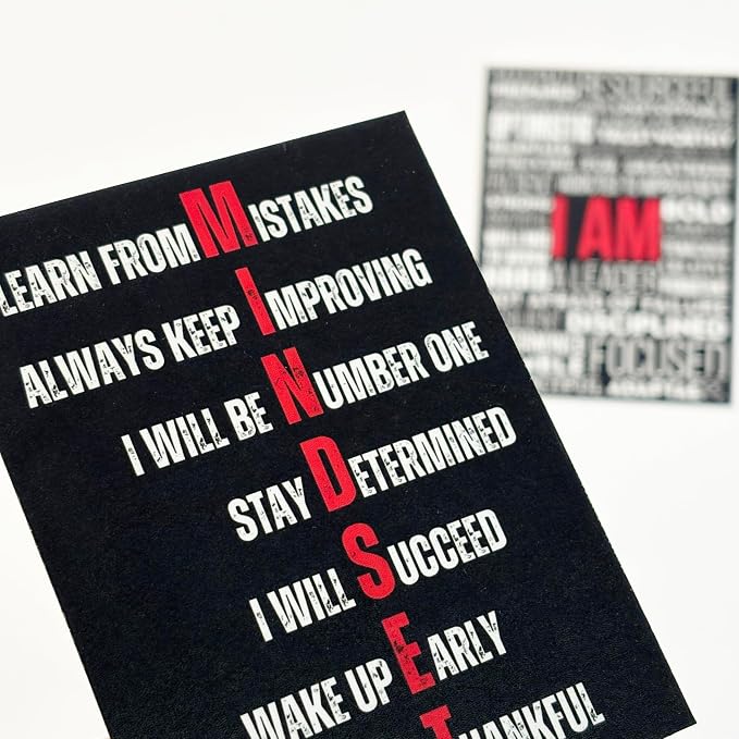 Mindset Motivation Premium Fridge Magnet (3×4 Inch) | Matte Finish | Waterproof | 180 GSM Print | Daily Inspiration Office & Refrigerator Decor Gift - Image 6